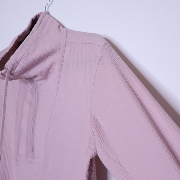 LULULEMON Pack Light Pullover Porcelain Pink High-Neck Half Zip Jacket Women's 8 - Picture 4 of 13